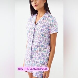 Brand New Roller Rabbit Georgetown Monkey DC Washington Polo Pajamas Size S